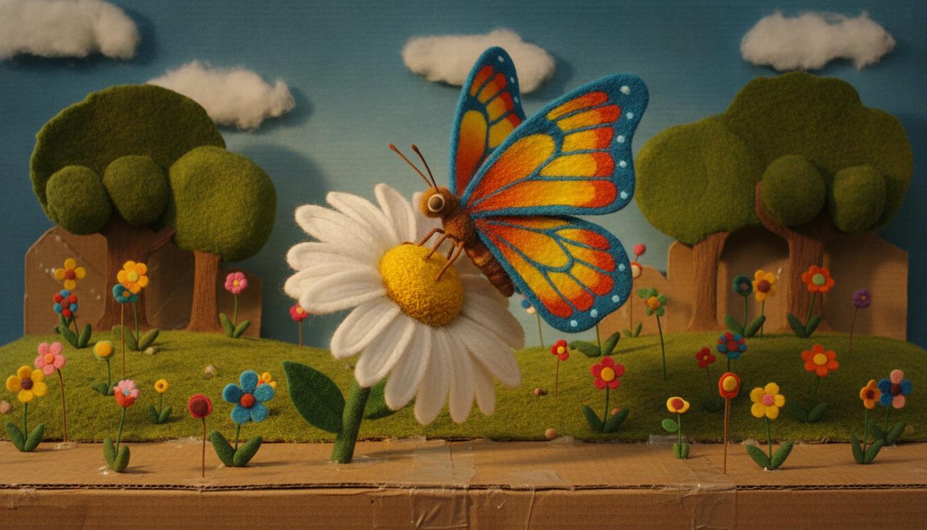 Episode 3 Butterfly and flower card